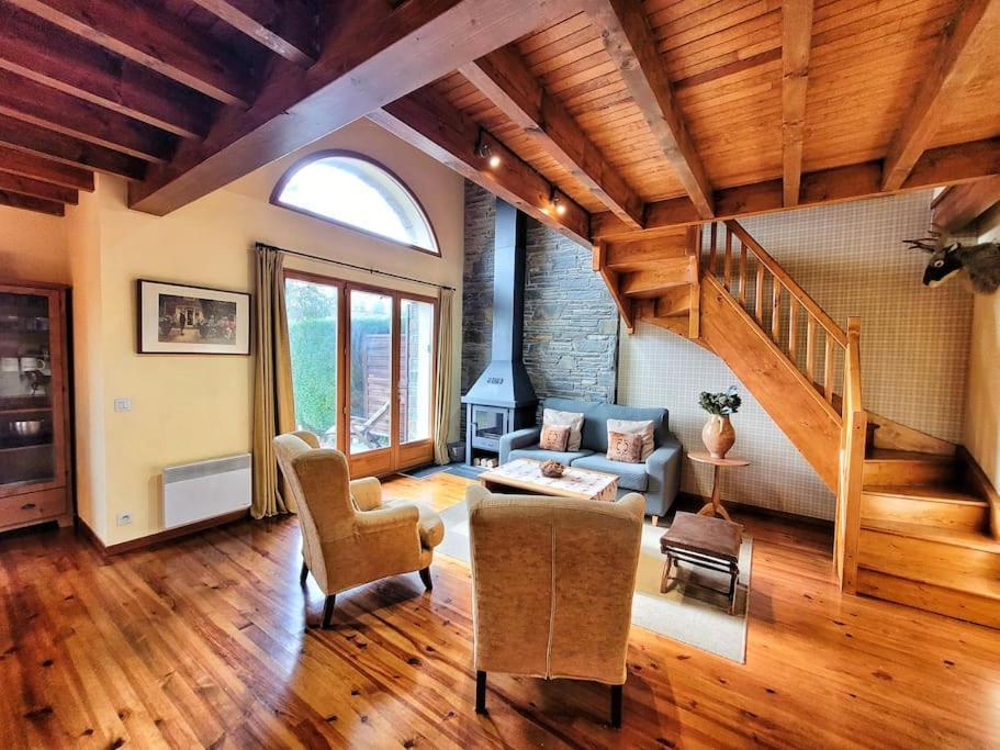 Le Nid Du Bouvreuil Appartement Angoustrine Buitenkant foto